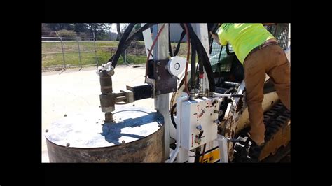 skid steer core drill attachment|skid steer core drills.